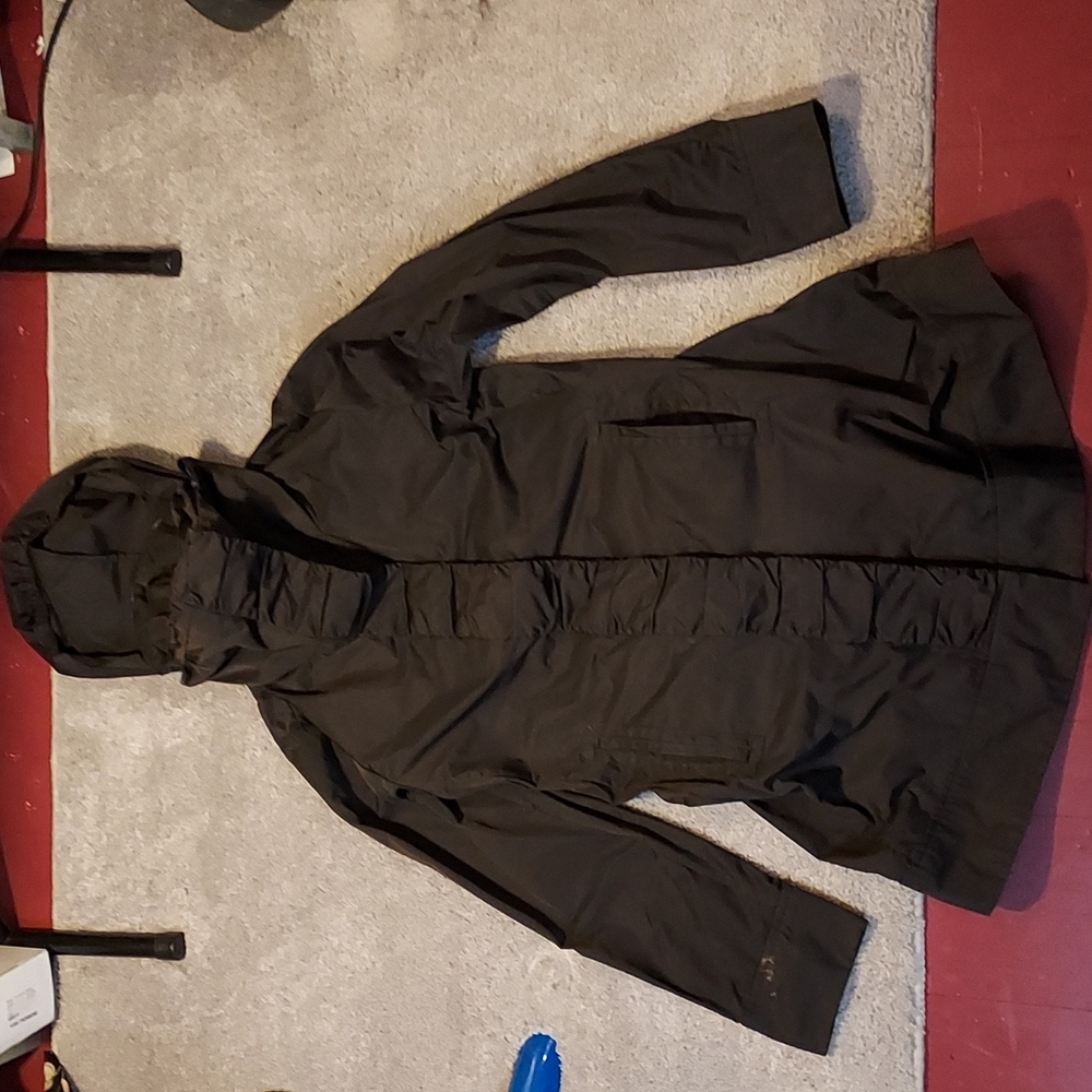 Button Up Rainforest Black Jacket Women's Small